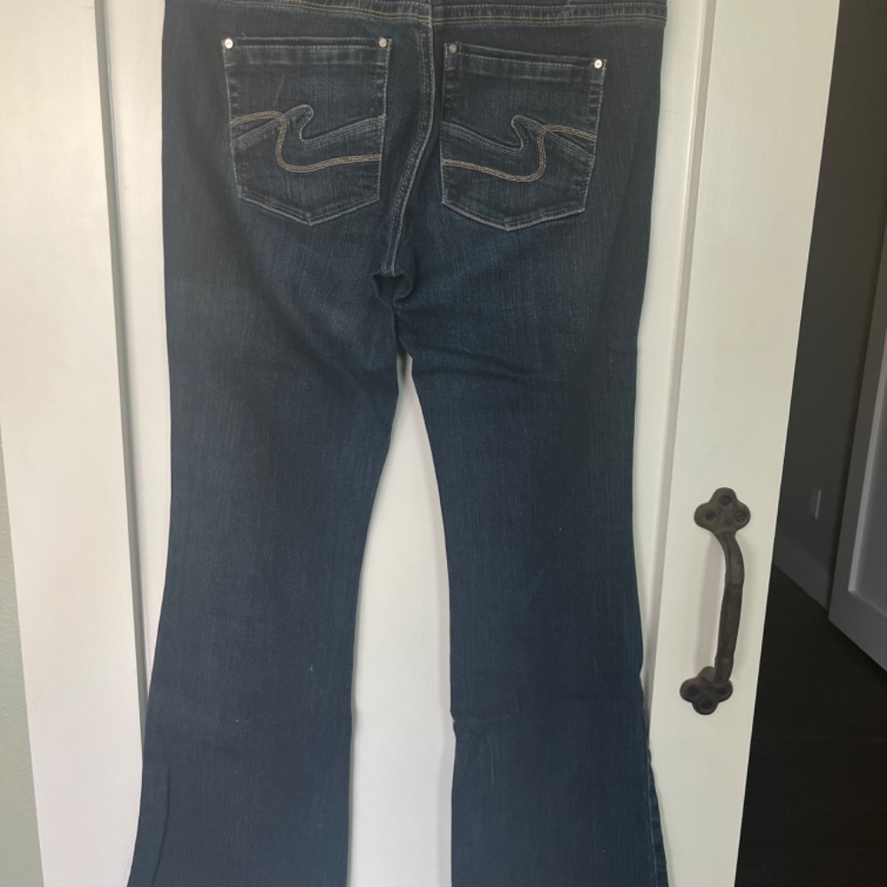 White House Black Market blanc jeans 2S - Picture 3 of 4